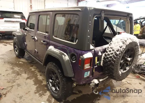 2023 Jeep Wrangler 4-Door Willys 4X4 from USA, damaged, VIN 1C4HJXDN8PW588946